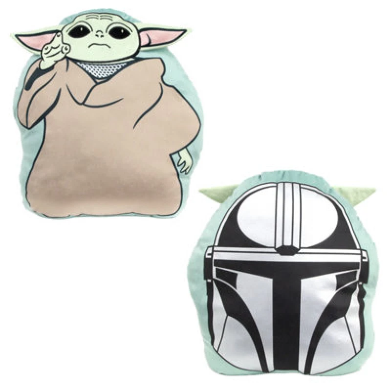 Image of The Mandalorian Friend Shaped Cushion