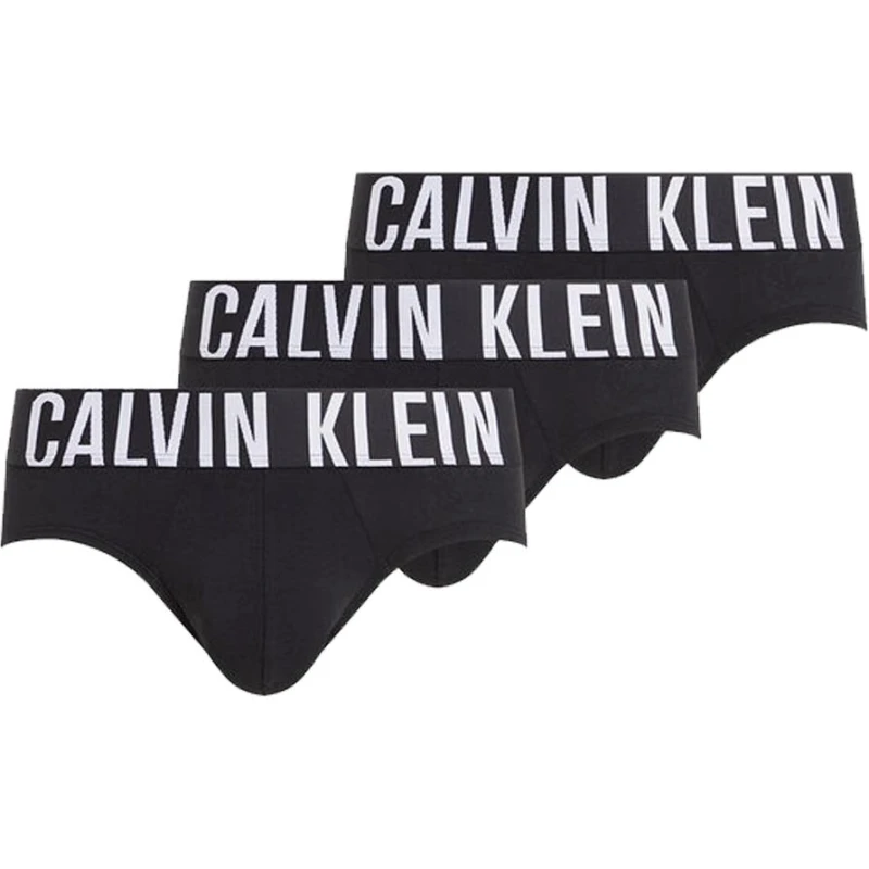 Image of Calvin Klein Hip Brief 3 Pack Comfortable Simple Letter Print Triangle Underwear Men underwear 000NB3607A-UB1 L