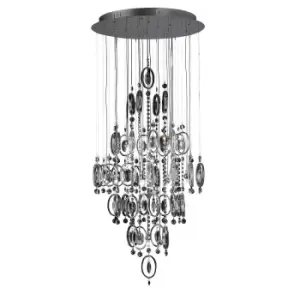 Image of Solana Pendant 18 Light G4 Polished Chrome/Crystal, NOT LED/CFL Compatible