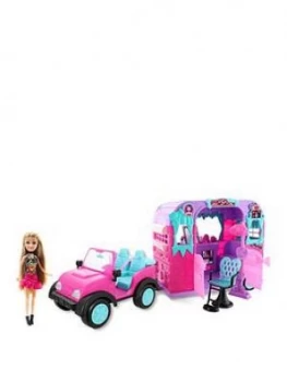 Image of Sparkle Girlz Sparkle Girlz Jeep With Doll And Beauty Salon
