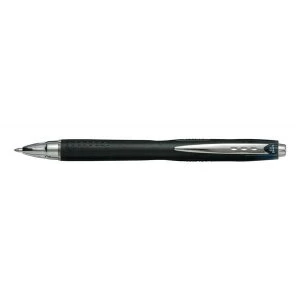 Image of Uni Ball Jetstream RT SXN 210 Retractable Rollerball Pen Black Pack of 12 Pens