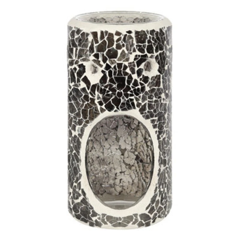 Image of Something Different Something Different Pillar Oil Burner in Mid Grey Mid Grey One Size Unisex 5063107104434