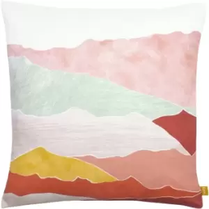 Image of Wander 100% Recycled Cushion Blush, Blush / 43 x 43cm / Polyester Filled