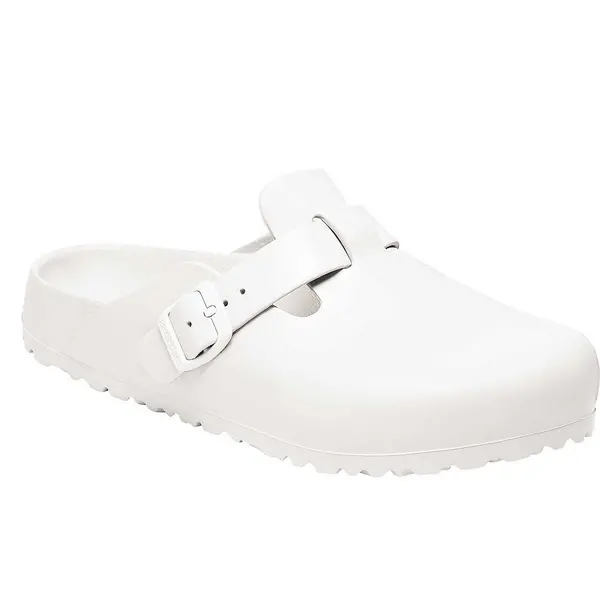 Image of Birkenstock Boston Eva White, Weiß/white