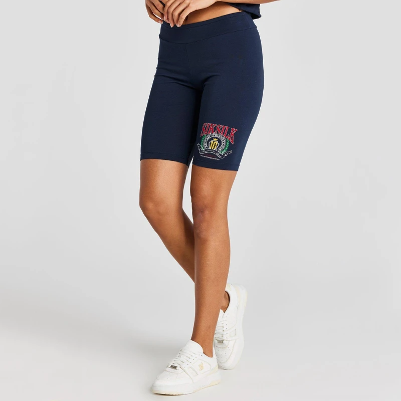 Image of SikSilk Cycling Shorts Womens - Blue Blue 4