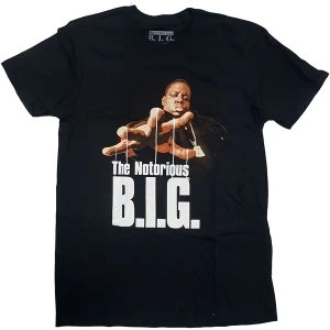 Image of Biggie Smalls - Reachstrings Unisex Medium T-Shirt - Black