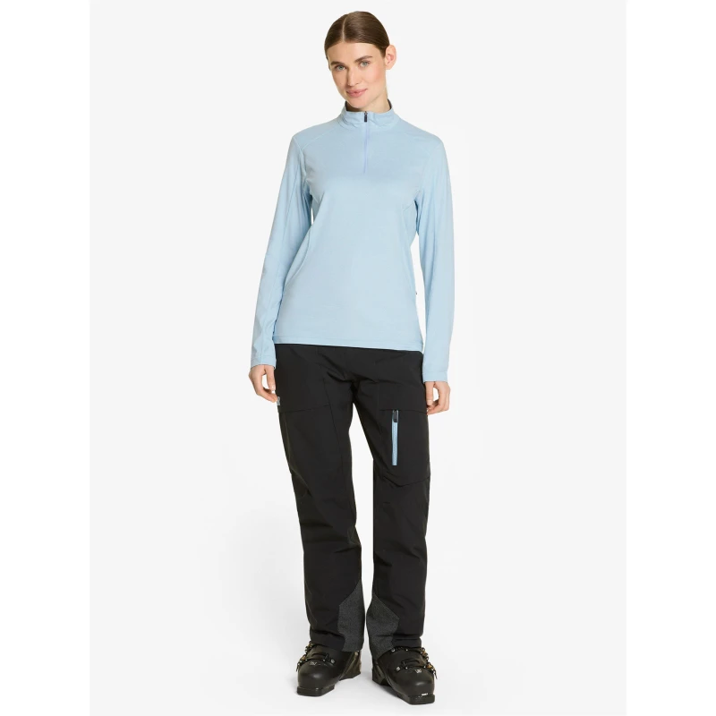 Image of Ziener Jenita Half Zip Fleece Womens - Blue Blue 8