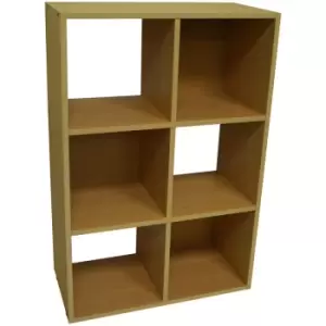 Image of WATSONS - 6 Cubby Storage Unit - Beech