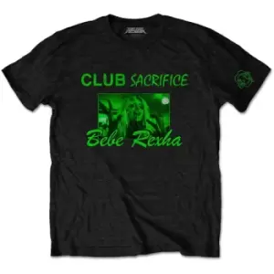 Image of Bebe Rexha - Club Sacrifice Unisex XX-Large T-Shirt - Black