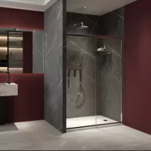 Image of Pacific Sliding Shower Door 1000mm Wide - 6mm Glass - Nuie