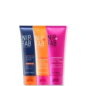 Image of NIP+FAB Scrub Trio Bundle (Worth £37.85)