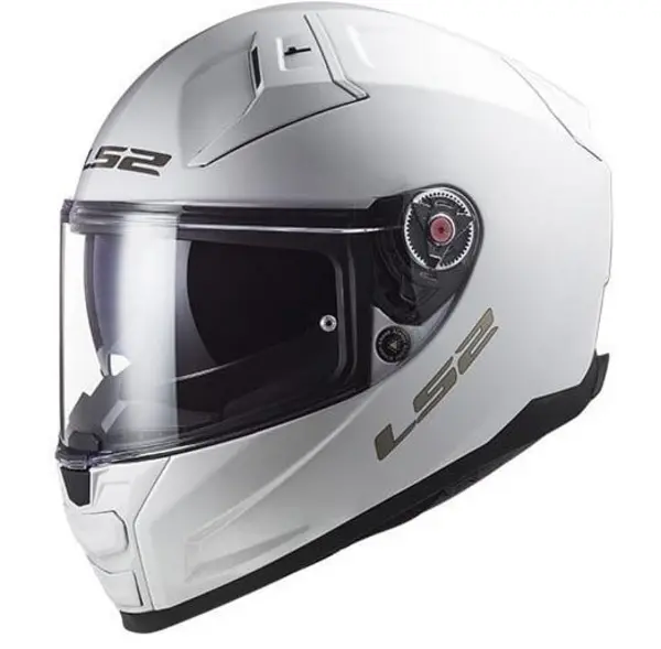 Image of LS2 FF811 Vector II Solid White Full Face Helmet Size XXS