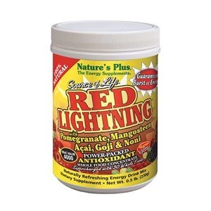 Image of Natures Plus Source of Life Red Lightning Antioxidant Energy Drink 0.5lb