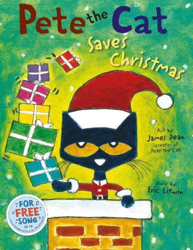 Image of Pete the Cat Saves Christmas Paperback / softback