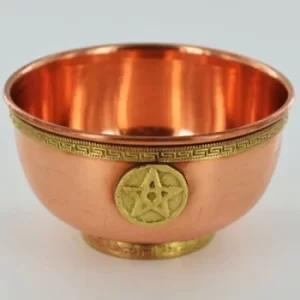 Image of Copper Bowl Pentagram 10 cm