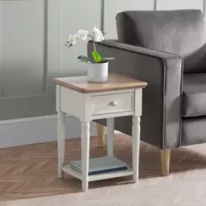 Image of Julian Bowen Provence 1 Drawer Lamp Table