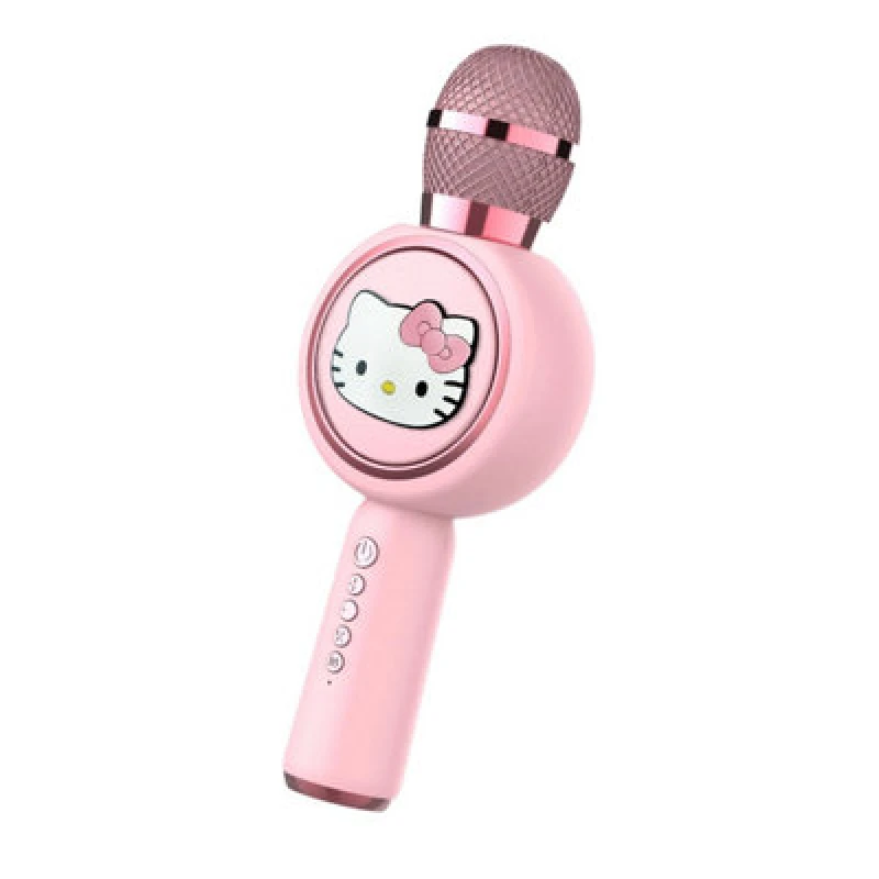 Image of OTL Hello Kitty Karaoke Microphone And Wireless Speaker With LED Lights