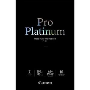 Image of Canon PT-101 A3+ 300gsm Pro Platinum Photo Paper Pack of 10 Sheets
