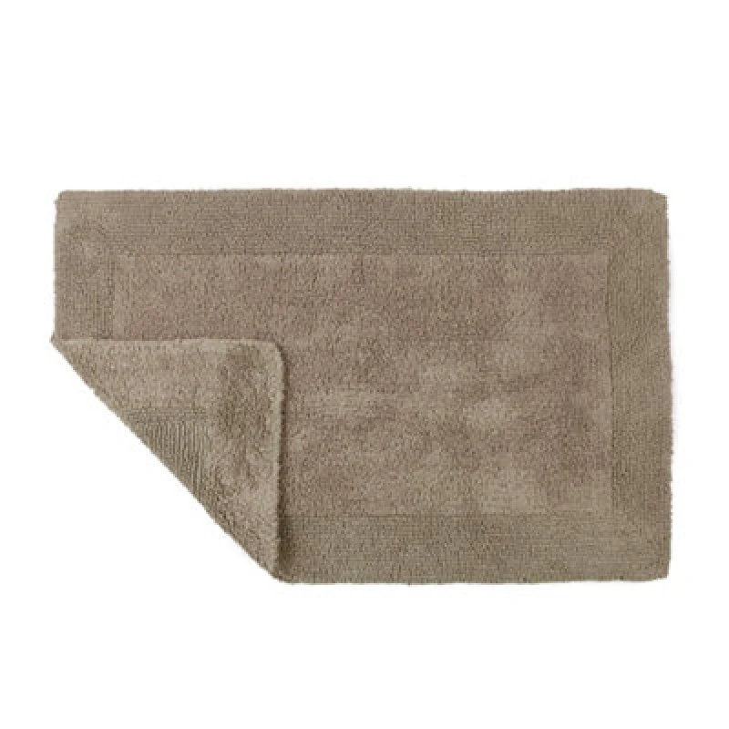 Image of Allure Bath Fashions Elegance Reversible Heavyweight Bath Mat - Mocha