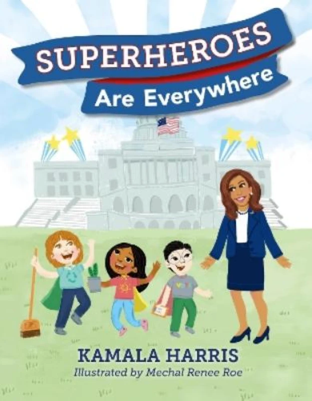Image of Kamala Harris Superheroes Are Everywhere Book Multi unisex