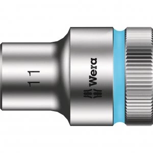 Image of Wera 8790 HMC Zyklop 1/2" Drive Hexagon Socket Metric 1/2" 11mm