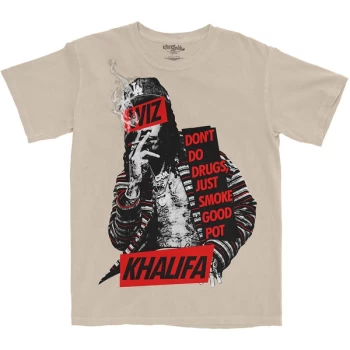 Image of Wiz Khalifa - Propaganda Unisex Medium T-Shirt - White