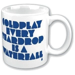 Image of Coldplay - Every Teardrop is a Waterfall Boxed Standard Mug