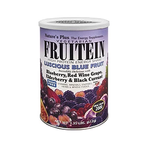 Image of Natures Plus Fruitein Luscious Blue Fruit Shake 576g