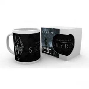 Image of Skyrim Dragon Symbol Mug