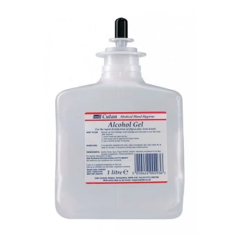Image of Gel Hand Sanitiser 400ml Pump Pack - Cutan