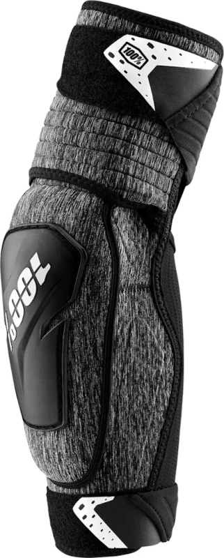 Image of 100% Fortis Bicycle Elbow Protectors, black-grey, Size S M for Men