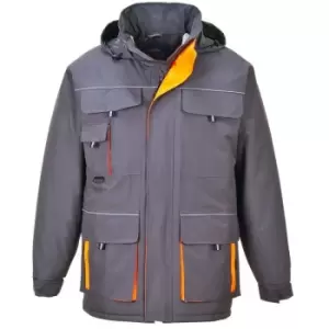 Image of Portwest - TX30GRRXXL - sz 2XL Texo Contrast Rain Jacket - Grey - Grey