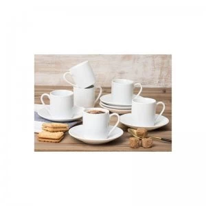 Image of Waterside Set of 6 Espresso Cups and Sauces
