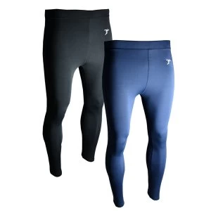 Image of Precision Essential Base-Layer Leggings Navy - S Junior 22-24"