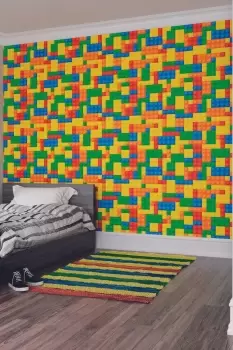 Image of Toy Bricks Wall Mural