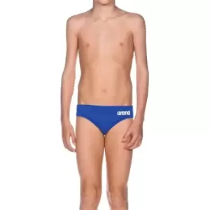 Image of Arena Solid Swimming Briefs Junior Boys - Blue