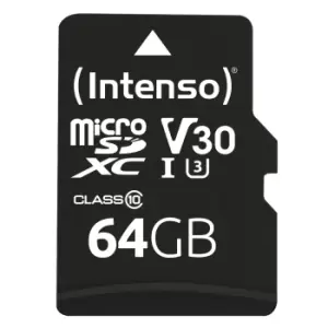 Image of Intenso 3433490 memory card 64GB MicroSDXC UHS-I Class 10