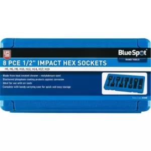 Image of 8 Piece 1/2" Impact Hex Sockets (H5-H19)