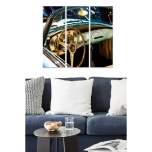 Image of MDF3046424 Multicolor Decorative MDF Painting (3 Pieces)