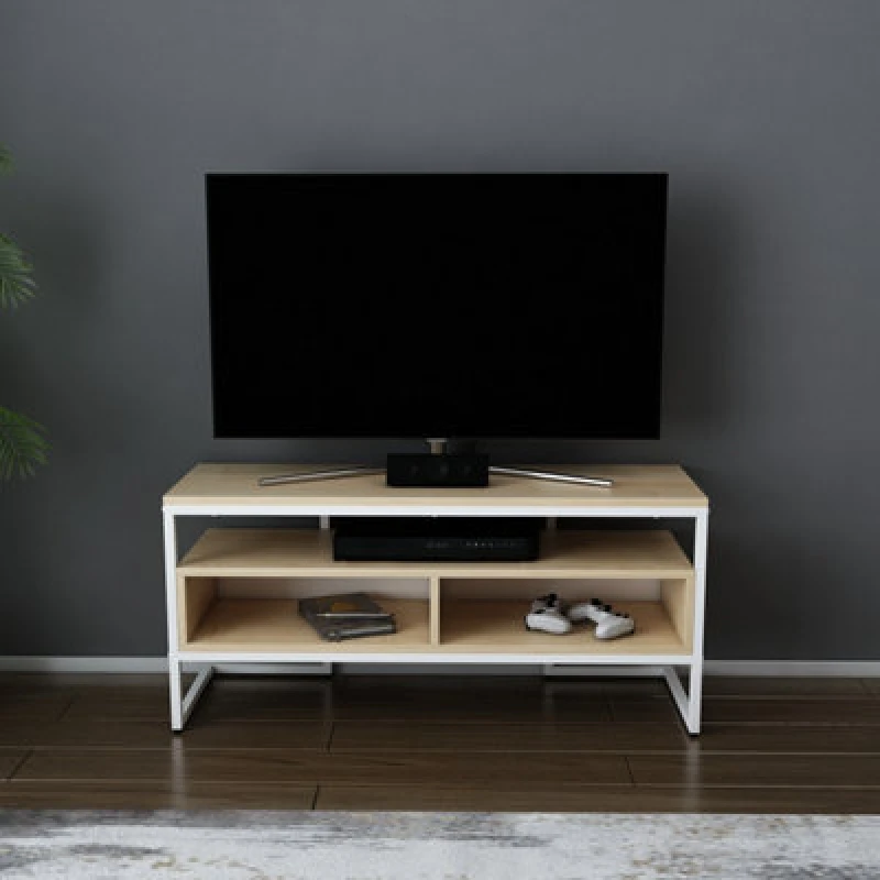Image of Decorotika Merrion TV Stand TV Unit for TV's up to 50" Light Brown