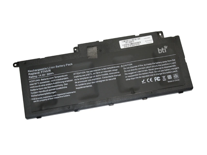 Image of BTI BTI G4YJM compatible 58Wh 4-cell battery for LATITUDE 7437 G4YJM-BTI