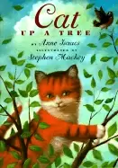 Image of cat up a tree