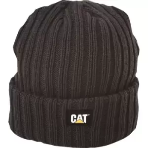 Image of Caterpillar Rib Watch Cap Graphite One Size