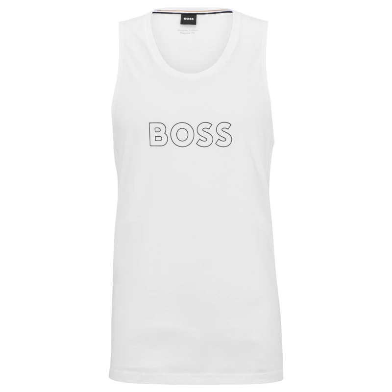 Image of Boss Beach Tank Top White 100 male L