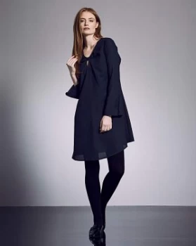 Image of I.Scenery Flare Sleeve Swing Dress