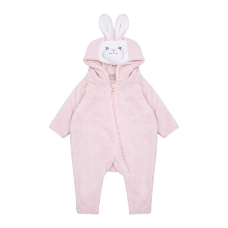 Image of Larkwood Rabbit Jumpsuit in Pink Size: 2-3 Years Pink Unisex 2-3 Years
