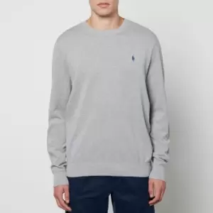 Image of Polo Ralph Lauren Mens Cotton Texture Sweatshirt - Andover Heather - M