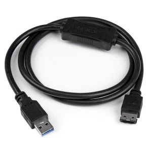 Image of StarTech 1m USB 3.0 to eSATA Adapter Cable PC