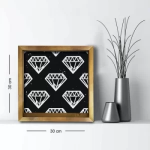 Image of 3030AHS-059 Multicolor Decorative Framed MDF Painting