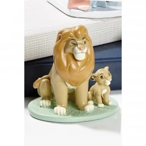 Image of Mufasa and Simba Figurine